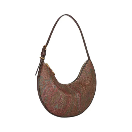 Paisley Printed Small Essential Hobo Bag