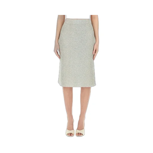 Lurex Knit Tweed Skirt