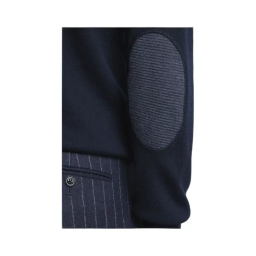 Elbow-Patch Wool Sweater