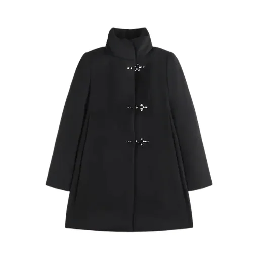 Empire Line Wool Coat