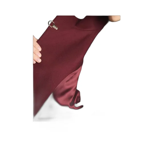 Hook-Closure Wool Cape