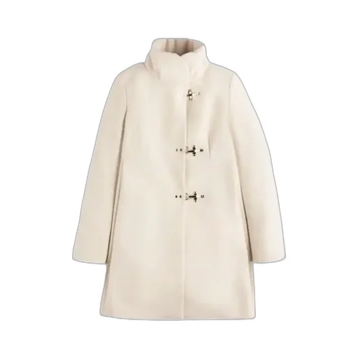 Empire Line Hook-Fastening Coat