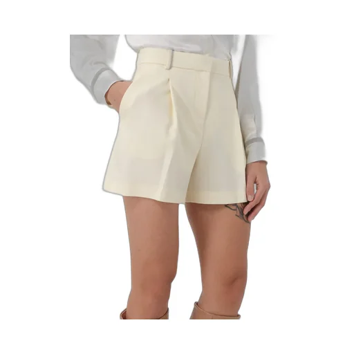 Pleat-Detail Shorts