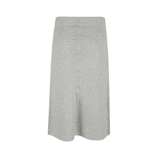Lurex Knit Tweed Skirt