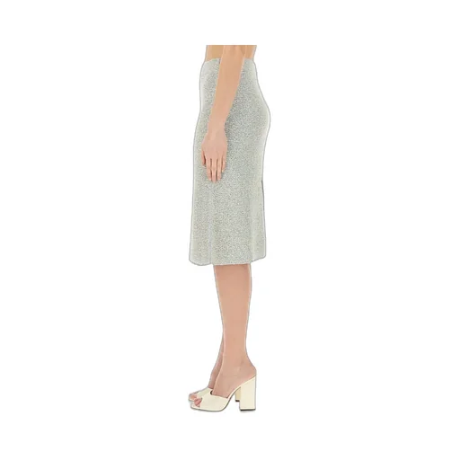 Lurex Knit Tweed Skirt