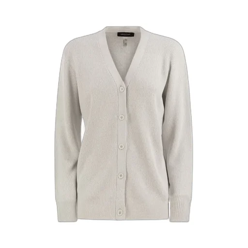 V-Neck Ribbed Cardigan