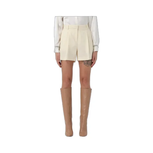 Pleat-Detail Shorts