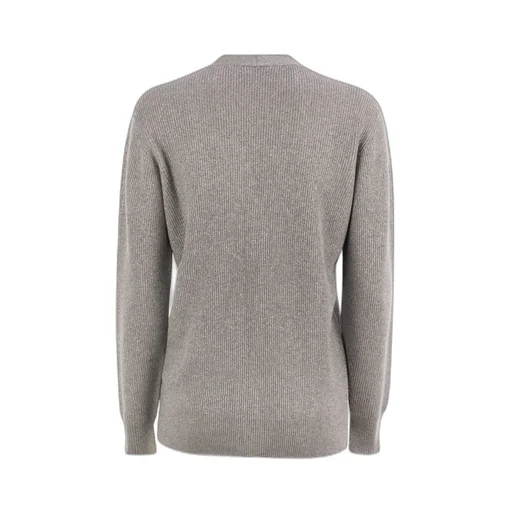 V-Neck Ribbed Cardigan