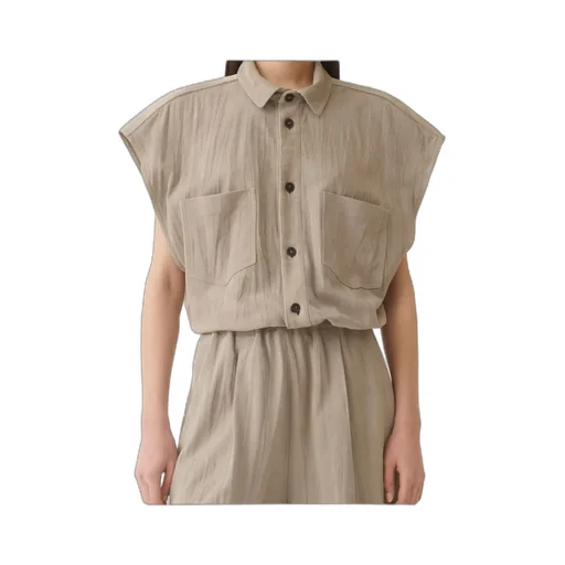 Suede Vest With Pockets
