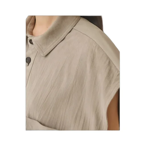 Suede Vest With Pockets