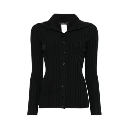 Ribbed-Knit Cardigan