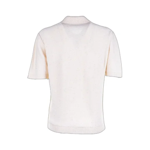 Short-Sleeved Knitted Polo Shirt