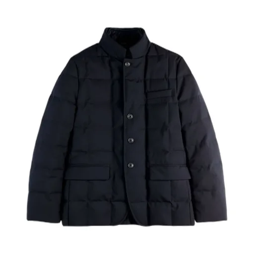 Quilted Button-Up Jacket