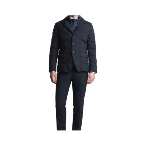 Quilted Button-Up Jacket