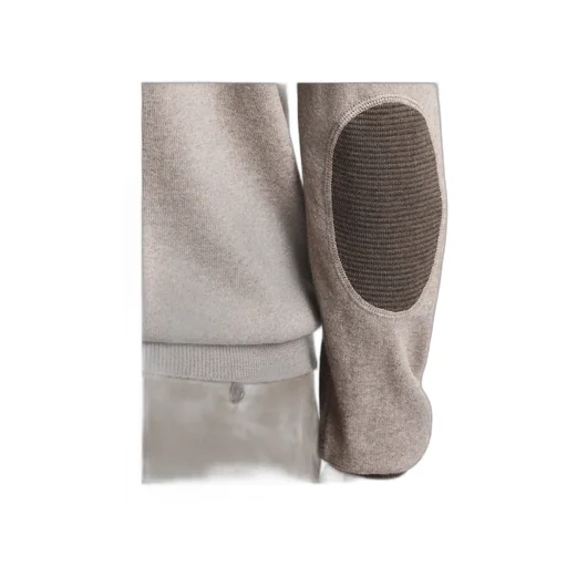Elbow-Patch Wool Sweater