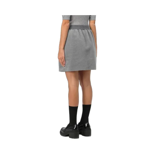 Elastic Waist Pleated Skirt
