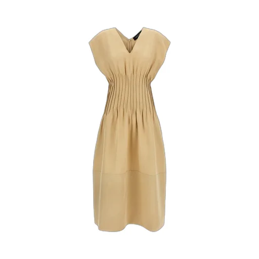 Fitted-Waist Sleeveless Dress