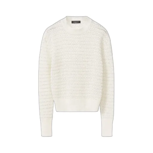 Open-Knit Crewneck Jumper