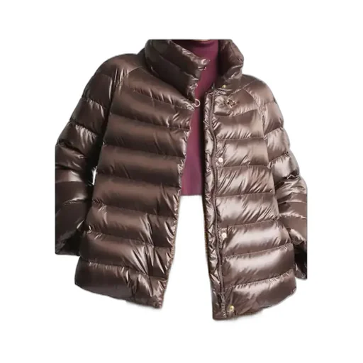 Striped Down Jacket