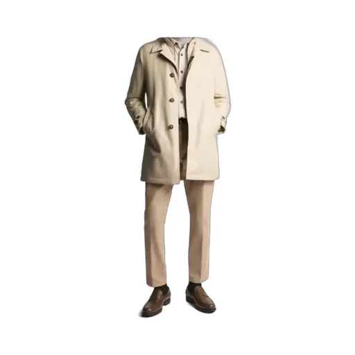 Technical Poplin Raincoat