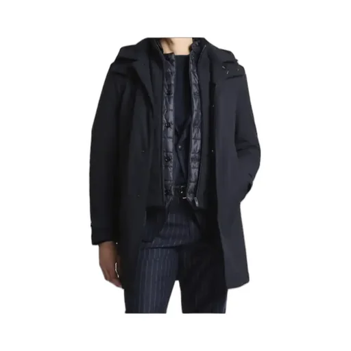 Travel Stretch Jersey Coat