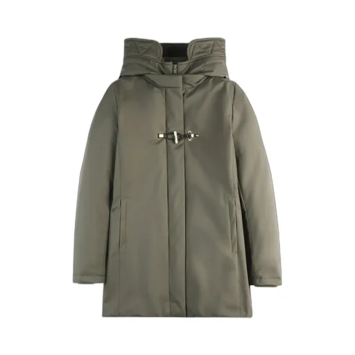 Technical Gabardine Toggle Coat