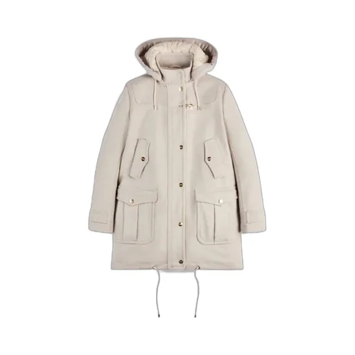 Quilted Wool-Blend Parka