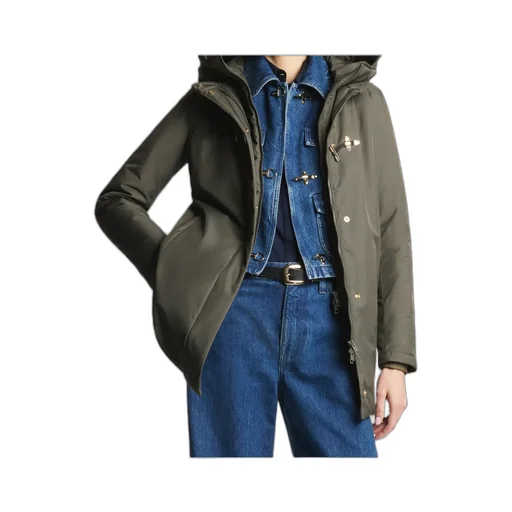 Technical Gabardine Toggle Coat