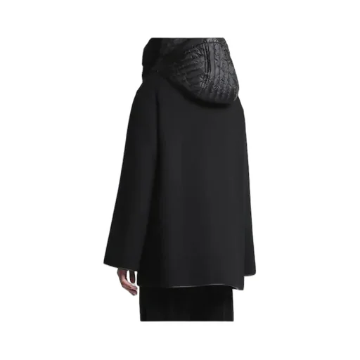 Hooded Wool-Cashmere Pea Coat