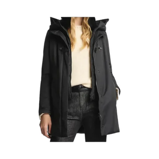 Technical Gabardine Toggle Coat