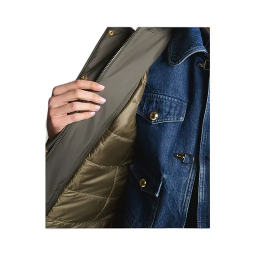 Technical Gabardine Toggle Coat