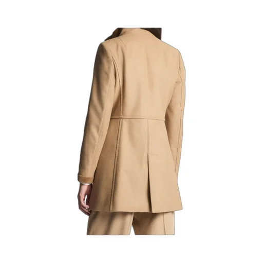 Virginia Velvet-Trimmed Coat