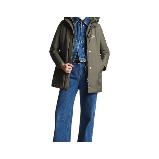 Technical Gabardine Toggle Coat