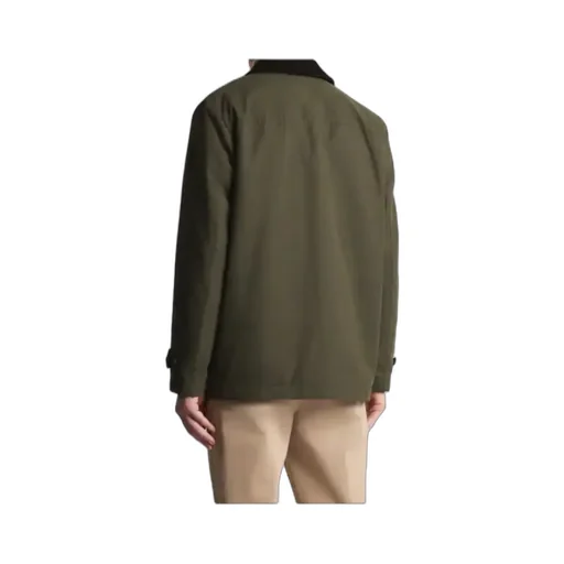 Morning Raincoat With Velvet Collar
