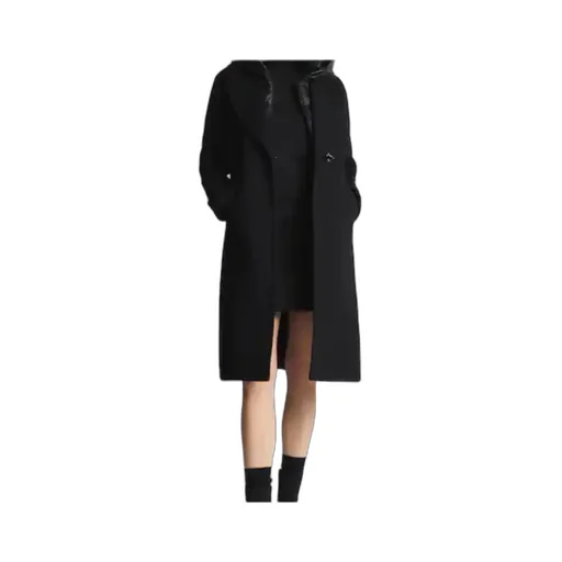 Double Front Hooded Coat