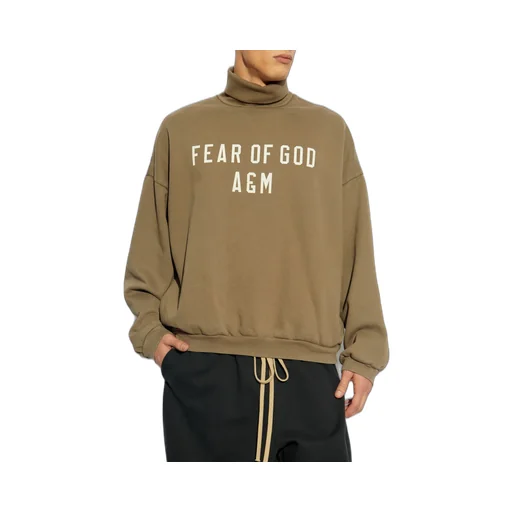 Logo Printed Roll-Neck Sweatshirt