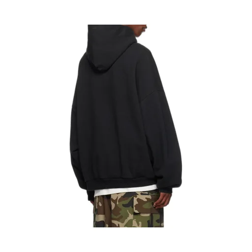 Slogan Printed Long Sleeved Hoodie