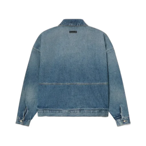 Zip-Front Denim Jacket