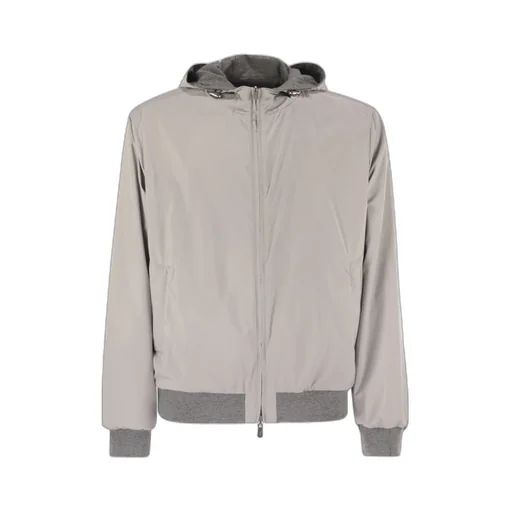 Reversible Hooded Bomber Jacket