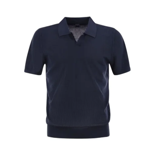 Giza Cotton Buttonless Polo Shirt