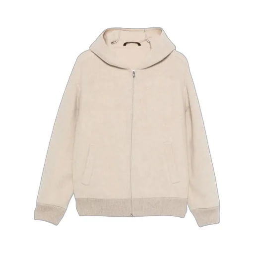 Hooded Zip-Front Jacket