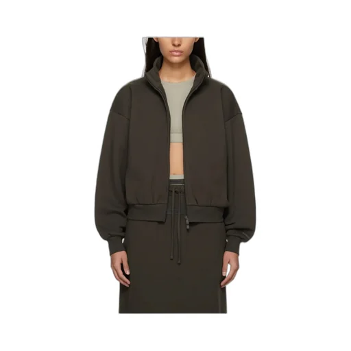 Long-Sleeved Zipper Casual Jacket