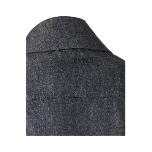 Light Blue Chambray Bomber Jacket