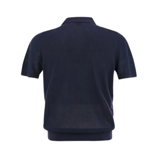 Giza Cotton Buttonless Polo Shirt