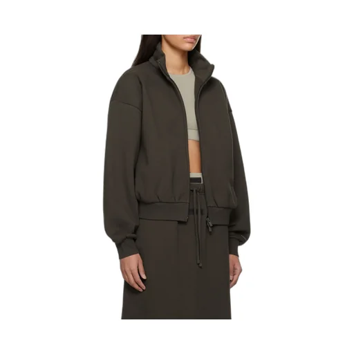 Long-Sleeved Zipper Casual Jacket