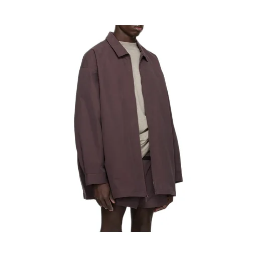 Zip-Up Shirt Jacket
