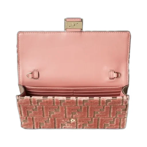 Ff Jacquard Velvet Wallet