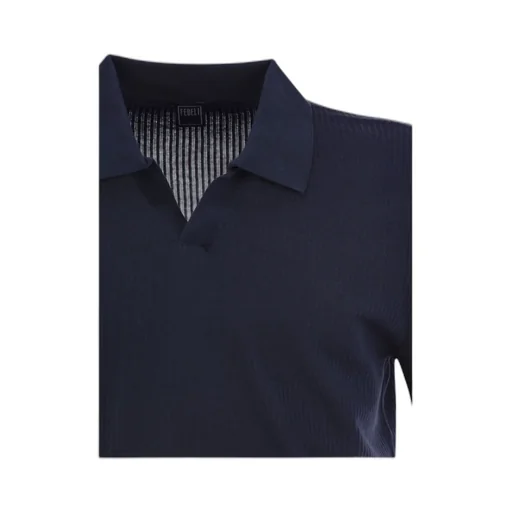 Giza Cotton Buttonless Polo Shirt