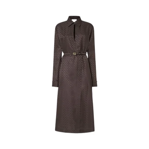 Ff Jacquard Silk Dress