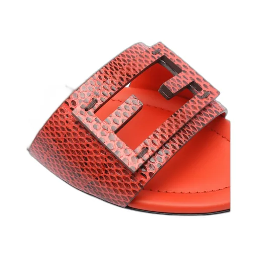 Baguette Logo Embossed Slides